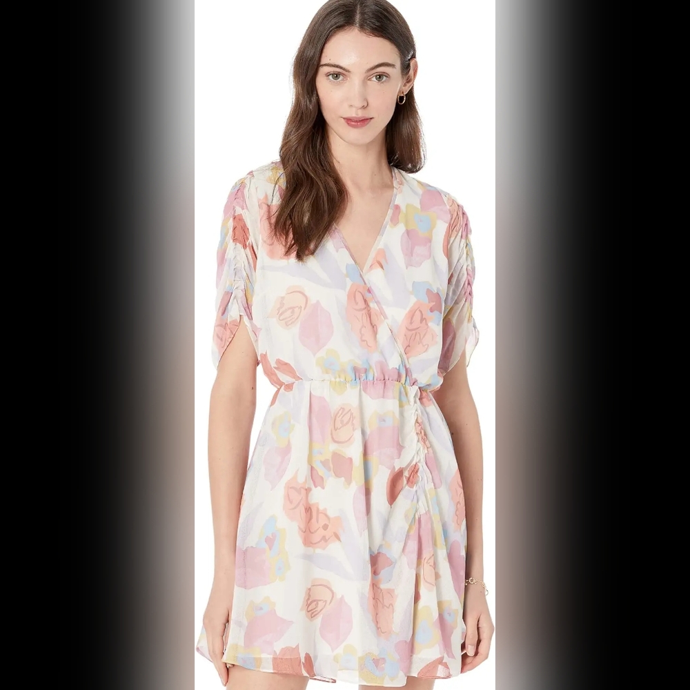 Ted Baker Juleah Ruched Sleeve Detail Mini Dress
